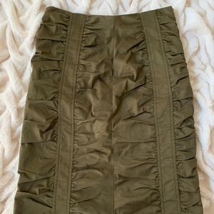 Nanette Leopore Olive green skirt
